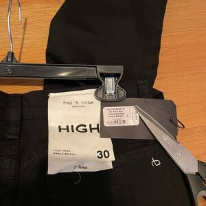 NWT Rag & Bone Black Slim Jeans Modern Stretch Fit